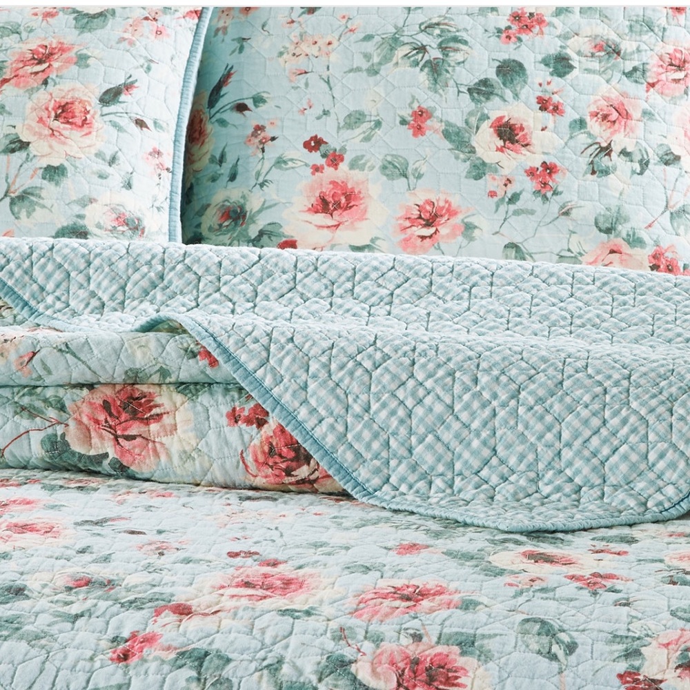 Martha Stewart Garden Floral Standard Pillow Sham - Picture 3 of 8